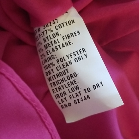 Nicole Miller Fit & Flare Hot Pink Skater Dress 10 - Picture 5 of 5